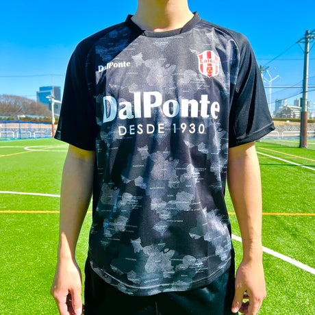 【限定100着！】【Calcio×Dalponteコラボ】プラクティスシャツBLACK/WHITE