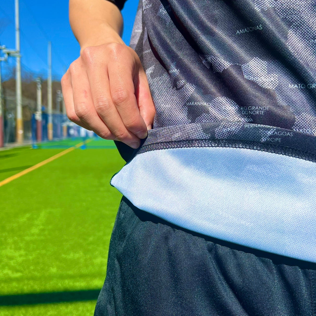 【限定100着！】【Calcio×Dalponteコラボ】プラクティスシャツBLACK/WHITE