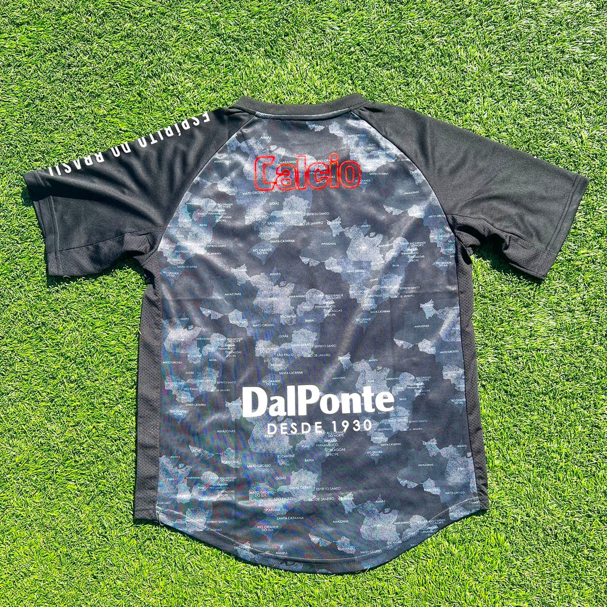 【限定100着！】【Calcio×Dalponteコラボ】プラクティスシャツBLACK/WHITE