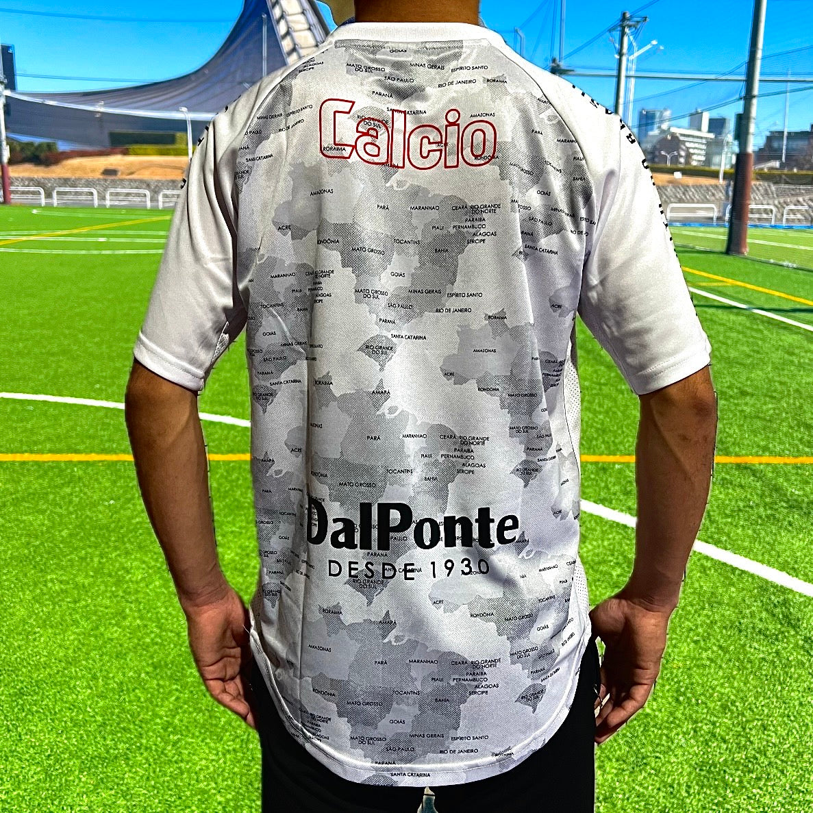 【限定100着！】【Calcio×Dalponteコラボ】プラクティスシャツBLACK/WHITE